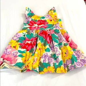 Gap toddler girls floral dress 4 years.